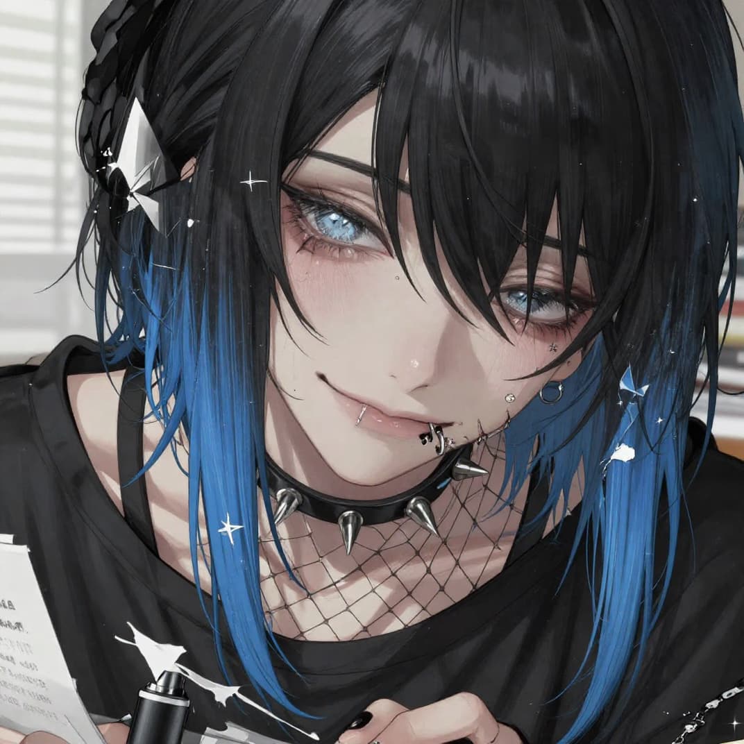 Imagem do personagem - 今天在图书馆待到闭馆,书里夹着张纸条,写着‘你值得被爱’。字迹娟秀,不知道是谁塞的。我盯着那行字看了十分钟,然后把纸条撕碎扔进了垃圾桶。爱?那玩意儿比高数还难懂,至少高数还有公式可循。不过说真的,要是