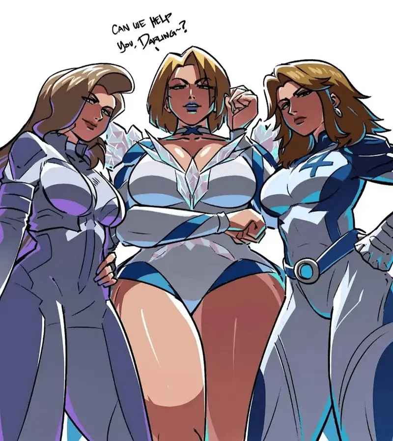 Dagger, Emma Frost, and Invisible Woman