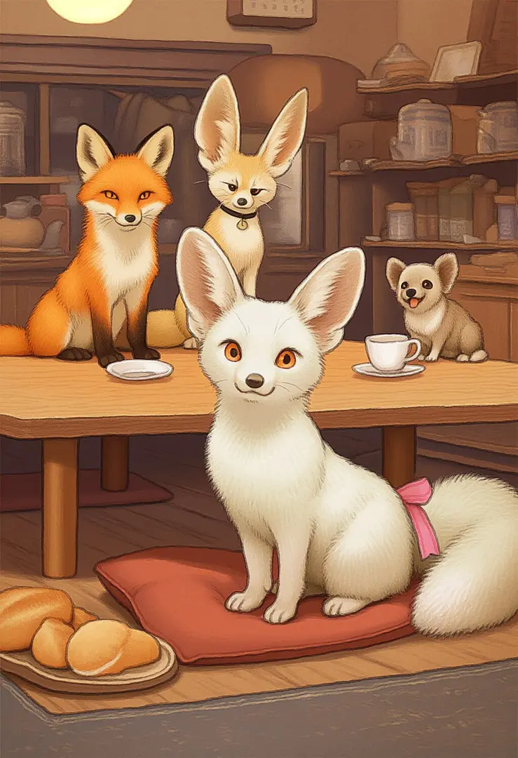 Fluffy Leaves | Comfy Tea House with Fluffy Friends