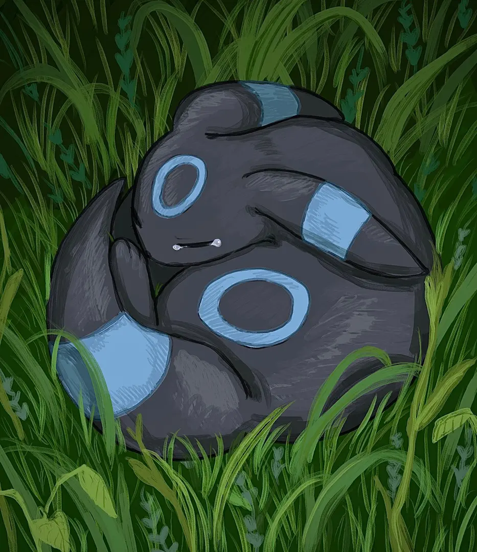 ブラッキー、憂鬱なポケモン。