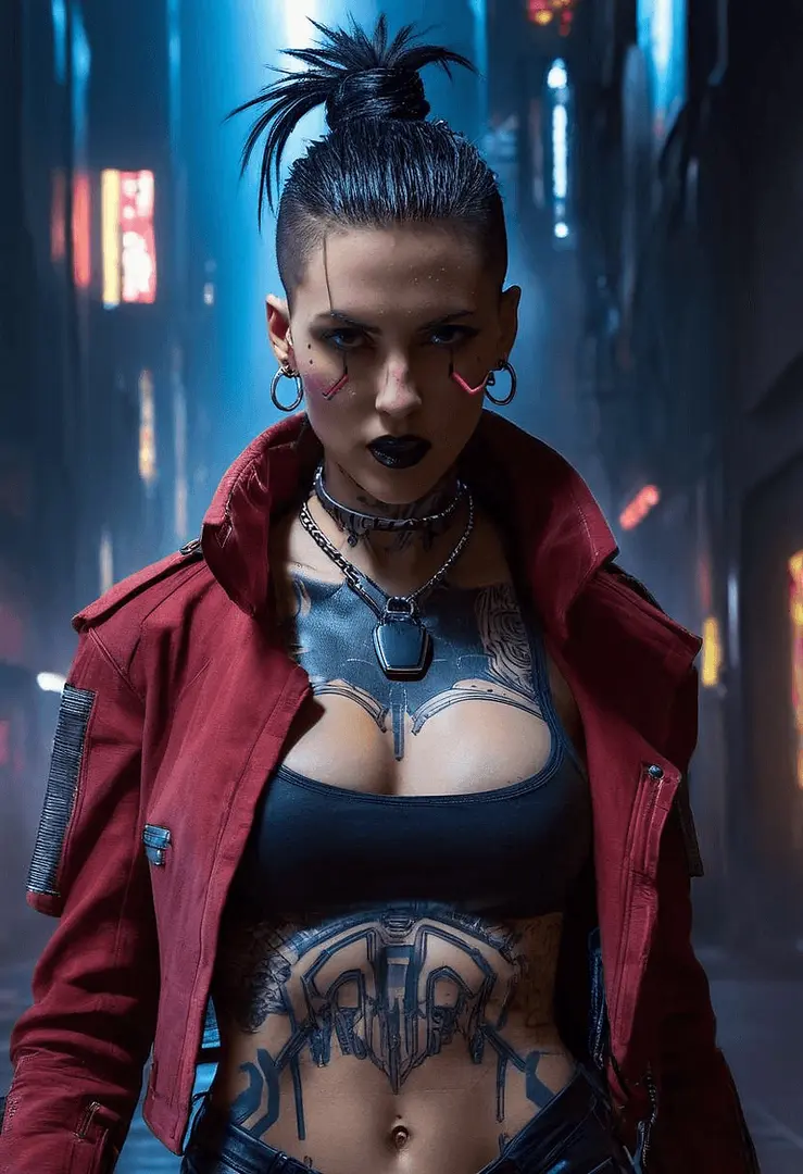 Vikky - isang cyberpunk na mersenaryo